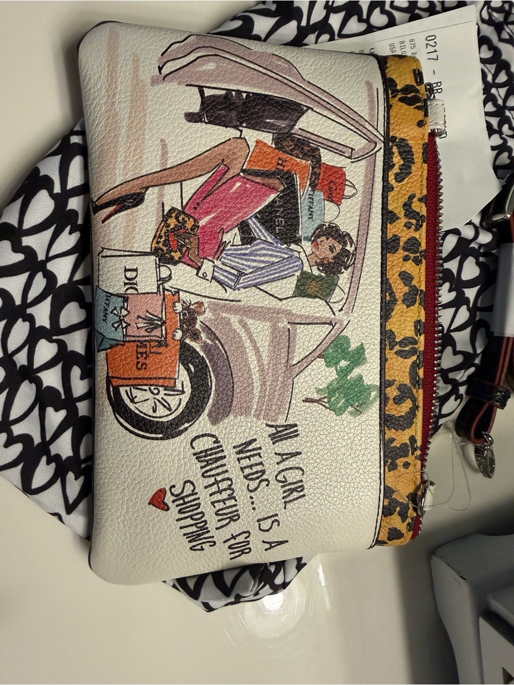 New With Tags Brighton Fashionista Wristlet Clutch in Multicolor